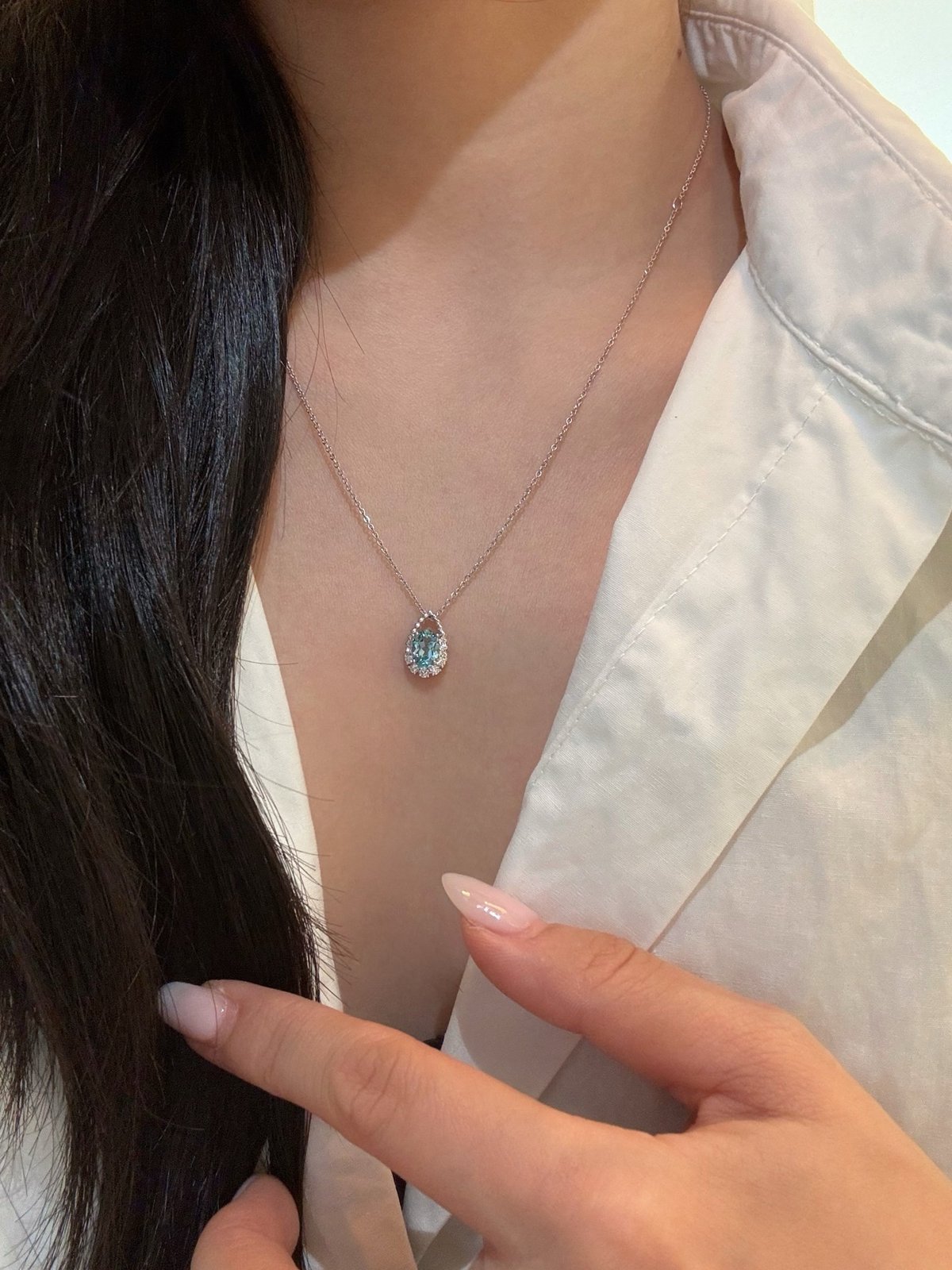 彩り煌めく、しずくペンダント 5